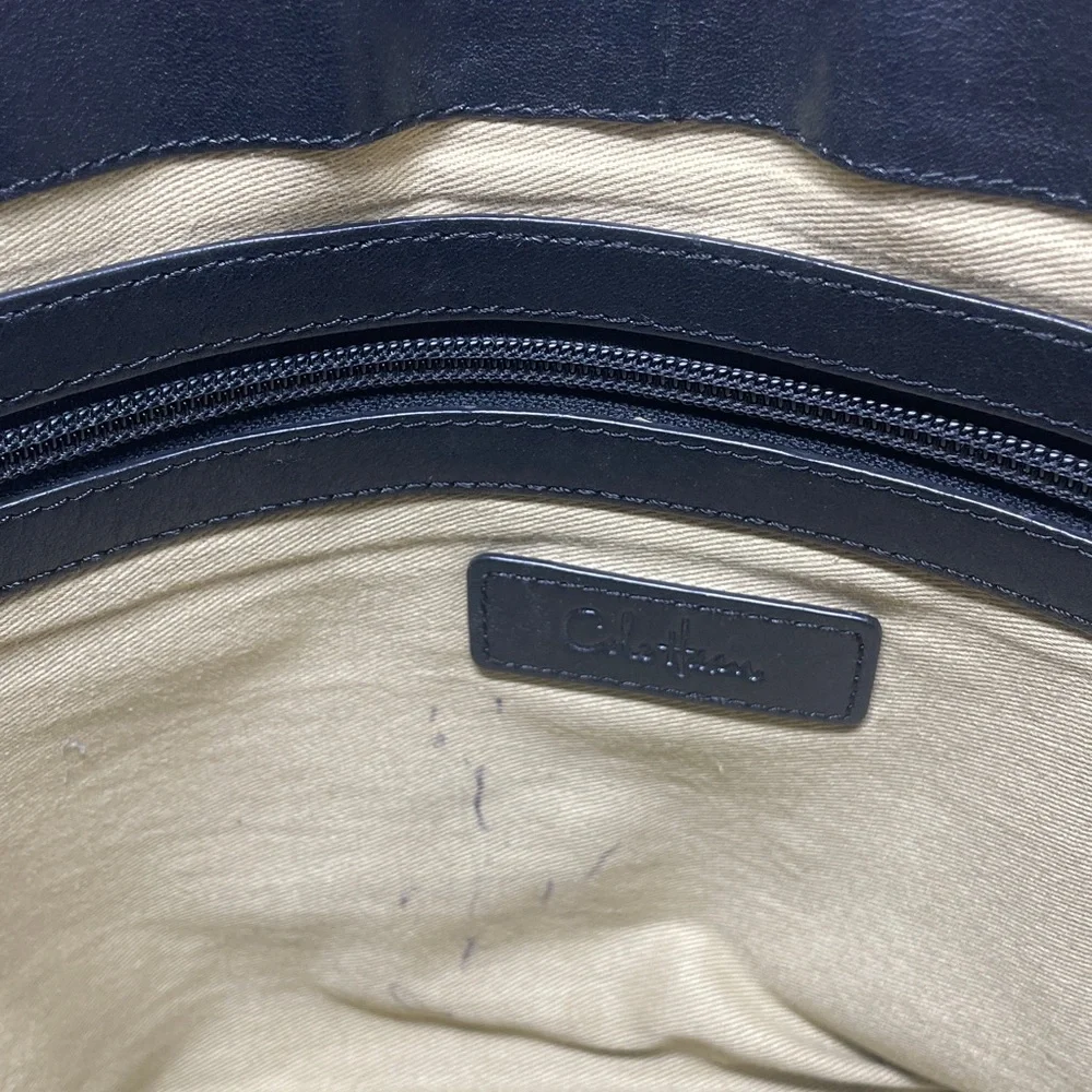 Cole Haan Leather Messenger Bag🖤